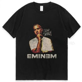 Eminem Rapper Graphic T-Shirt Unisex – Hip Hop Loose Fit Rock Tee for Men & Women Summer Fashion
