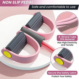 Yoga Pedal Pull Rope Fitness Equipment for Abdomen Waist Training