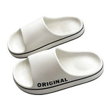 Vid Material Slides Solid Color Thick Sole Indoor Outdoor Sandals