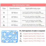 Self Cooling Gel Pet Mat Durable Ice Cushion for Dogs