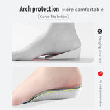 Height Increase Memory Foam Insoles 1.5-3.5CM Invisible Heel Lift