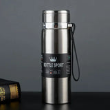 Stainless Steel Water Bottle 1L Vacuum Flask for Hot and Cold Drinks