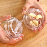 Manual Garlic Crusher Roll Chopper Kitchen Gadget for Easy Mincing