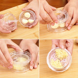 Manual Garlic Crusher Roll Chopper Kitchen Gadget for Easy Mincing