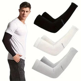 UV Protection Ice Silk Sleeves 3 Pairs – Cooling Outdoor Sunscreen