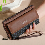Classic Card Holder Wallet for Men (Faux Leather) – Pocket Interior - black