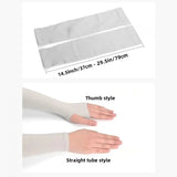 UV Protection Ice Silk Sleeves 3 Pairs – Cooling Outdoor Sunscreen
