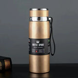 Stainless Steel Water Bottle 1L Vacuum Flask for Hot and Cold Drinks