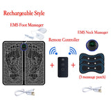 EMS Foot Massage Pad with Multi Mode Muscle Relief for Home Fitness