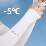 UV Protection Ice Silk Sleeves 3 Pairs – Cooling Outdoor Sunscreen