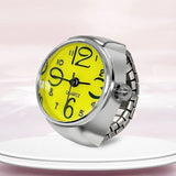 Creative Ring Watch Alloy Circular Dial Fashion Accessory