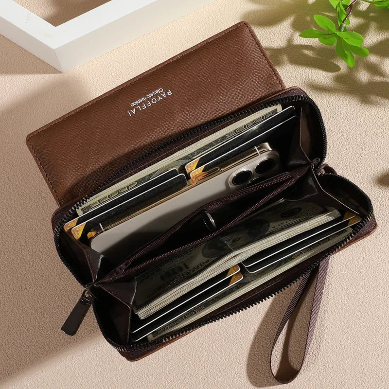 Classic Card Holder Wallet for Men (Faux Leather) – Pocket Interior