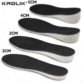 Height Increase Memory Foam Insoles 2-5cm – Breathable Sports Shoes Pad