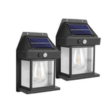 Solar LED Street Light Waterproof Outdoor Wall Garden Fixture