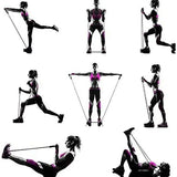 Strength Training Resistance Bands with Handles – Portable Home Gym