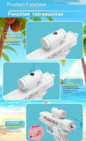 Reverse Water Gun Tactical Mini Sprayer for Summer Prank Pool Fights
