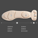 Memory Foam High Heel Insoles Cutable Breathable Massage Comfort Pad