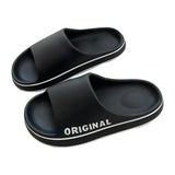 Vid Material Slides Solid Color Thick Sole Indoor Outdoor Sandals