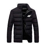 HimPall Mens Autumn Winter Zipper Cotton Coat