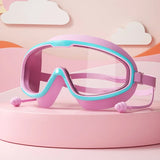 Kids Swimming Goggles Big Frame Multi-color HD View Beach Function