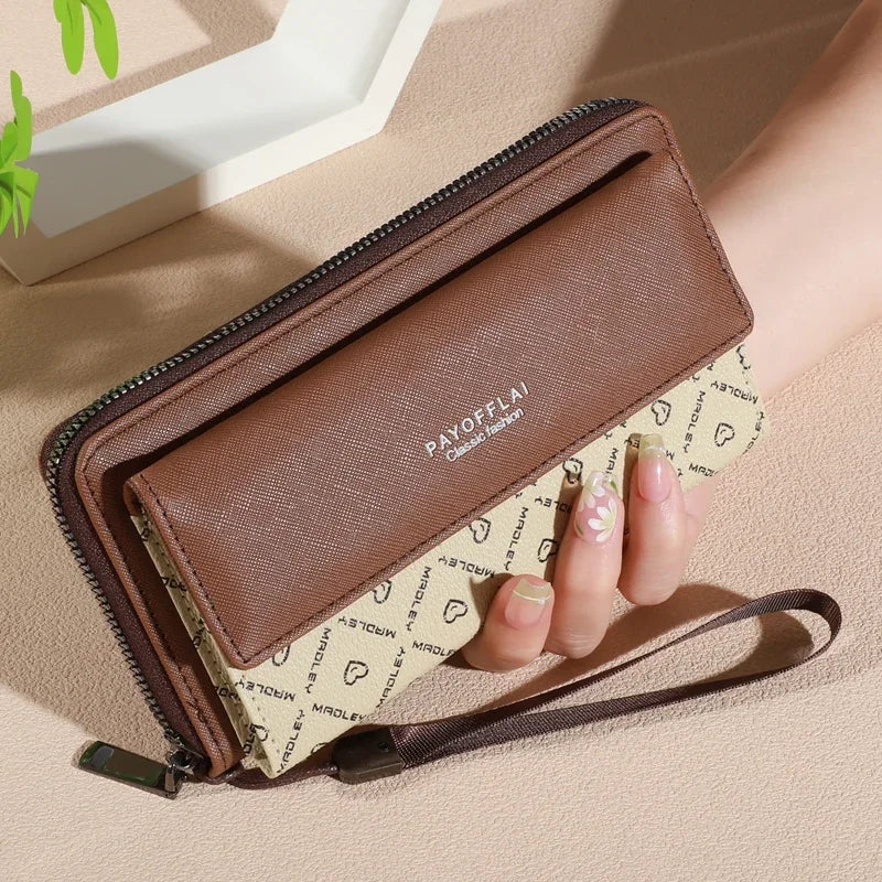 Classic Card Holder Wallet for Men (Faux Leather) – Pocket Interior - Off white