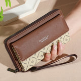 Classic Card Holder Wallet for Men (Faux Leather) – Pocket Interior - Off white