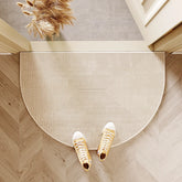 Semi-circular entryway door mat for any applicable scene - FQR-1 / 40x60cm 16x24inch