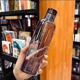 Elegant Time Scale Water Bottle 700ml – Portable Fitness Hydration