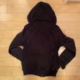 Women’s Harajuku Gothic Zipper Hoodie – Retro Black Winter Jacket