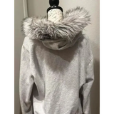 Y2K Plush Hooded Jacket – Thickened Black Warm Streetwear Coat Women