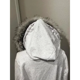 Y2K Plush Hooded Jacket – Thickened Black Warm Streetwear Coat Women