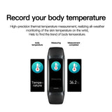 Body Temperature Monitor AMOLED Smartwatch Fitness Tracker