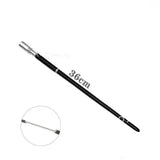 Black telescopic metal core magic wand for anime cosplay