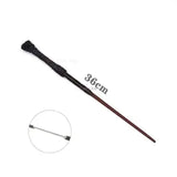 36cm dark wooden anime cosplay metal core magic wand