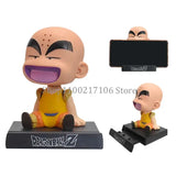 Bandai Anime Dragon Ball Son Goku Kuririn Shaking Head Car Doll