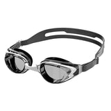 Anti-fog Swim Goggles Adult Size UV Protection No Leaking Eyewear - BlackWhite Gray