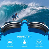 Anti-fog Swim Goggles Adult Size UV Protection No Leaking Eyewear