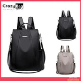 Anti-theft backpack women’s bag 2024 new Korean version trendy fashion bag nylon canvas oxford cloth backpack