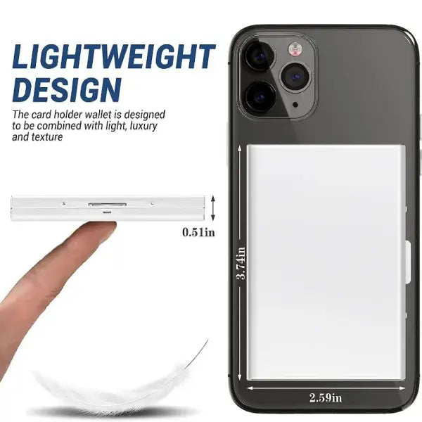 Antitheft Anti RFID Blocking ID Bank Credit Card Holder Slim Wallet
