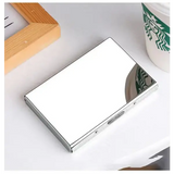 Antitheft Anti RFID Blocking ID Bank Credit Card Holder Slim Wallet - Mirror