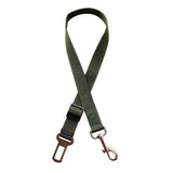 Army Green Adjustable Dog Seat Belt for Safe Car Travel - Army green
