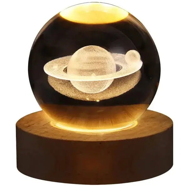 Astronomy Crystal Lights Glowing Planetary Galaxy Ball Night Light - 02