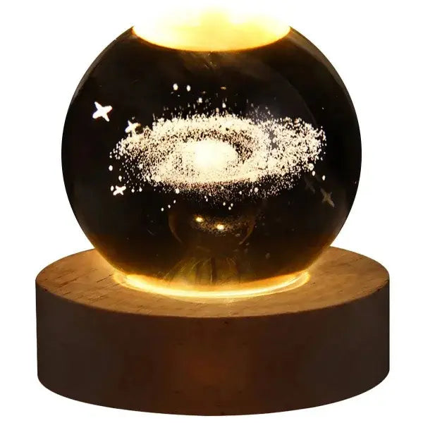 Astronomy Crystal Lights Glowing Planetary Galaxy Ball Night Light - 05