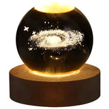 Astronomy Crystal Lights Glowing Planetary Galaxy Ball Night Light - 05