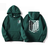 Attack on Titan Men’s Hoodie Anime Hoodies Men and Women Streetwear Pullover Harajuku Shingeki No Kyojin Hoodies