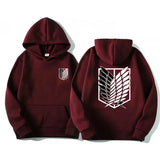 Attack on Titan Men’s Hoodie Anime Hoodies Men and Women Streetwear Pullover Harajuku Shingeki No Kyojin Hoodies