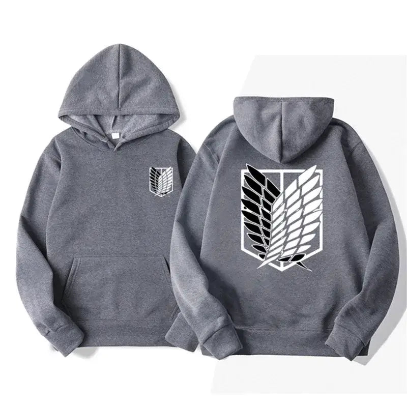 Attack on Titan Men’s Hoodie Anime Hoodies Men and Women Streetwear Pullover Harajuku Shingeki No Kyojin Hoodies