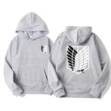 Attack on Titan Men’s Hoodie Anime Hoodies Men and Women Streetwear Pullover Harajuku Shingeki No Kyojin Hoodies