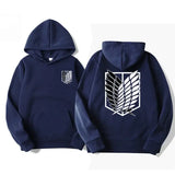 Attack on Titan Men’s Hoodie Anime Hoodies Men and Women Streetwear Pullover Harajuku Shingeki No Kyojin Hoodies