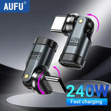 AUFU PD240W USB C OTG Adapter 540 Rotation for Fast Data Transfer - USB C Adapter / China Mainland